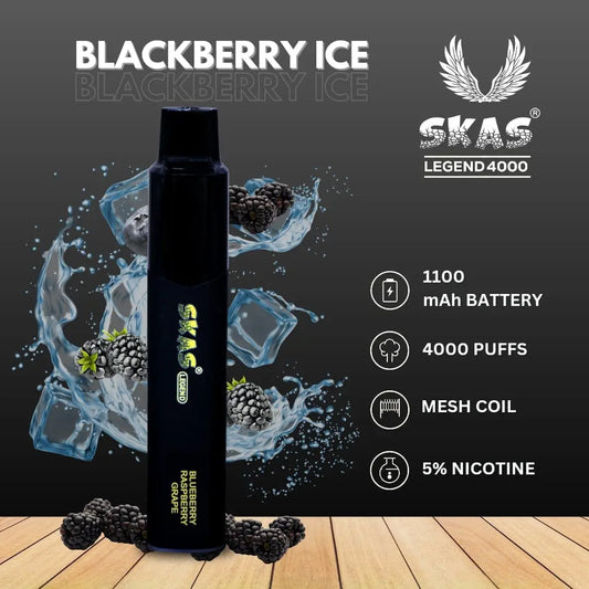 SKAS LEGEND 4000 Blackberry Ice