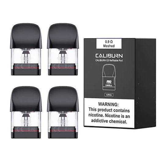 Caliburn GK3 Replacement Pods 4-pack