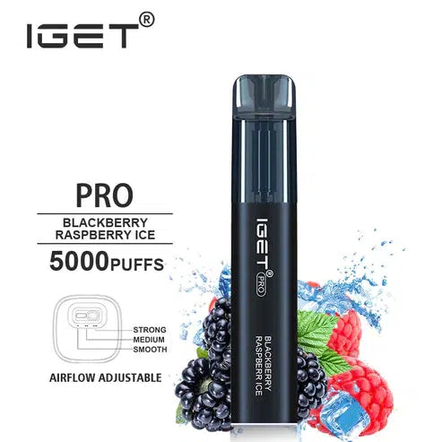 Shop IGET Pro Blackberry Rasberry Ice – 5000 Puffs Online