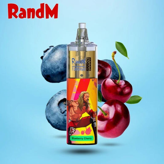 RANDM TORNADO – BLUEBERRY CHERRY – DEVICE (10000) – 5% Nicotine Rechargeable