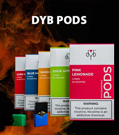 iscover the vibrant flavor of DYB Lychee Ice Juul Pods, available at our online vape store. Indulge in the tropical sweetness of ripe mangoes with each puff. Elevate your vaping experience with the refreshing taste of Dyb Mango Juul Pods today. Buy Now!