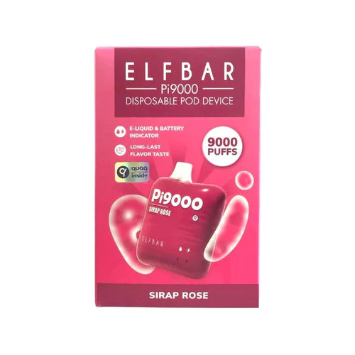 ELF BAR PI9000 SIRAP ROSE – 5%