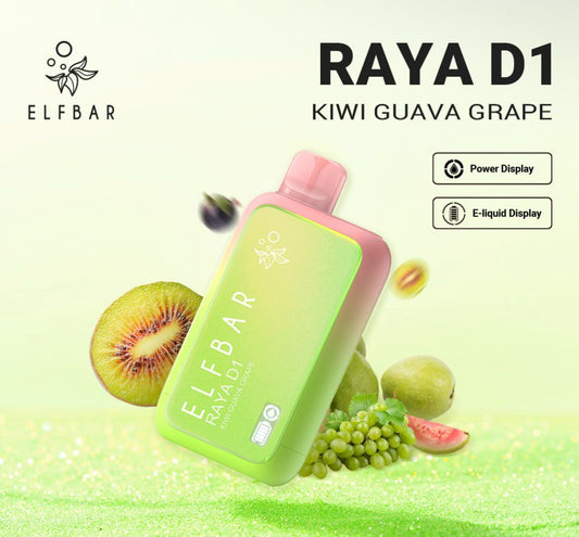 Elf Bar Raya D1 Kiwi Guava Grape (13,000)