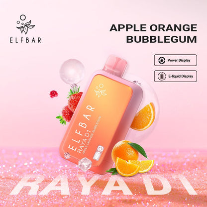 Elf Bar Raya D1 Apple Orange Bubblegum