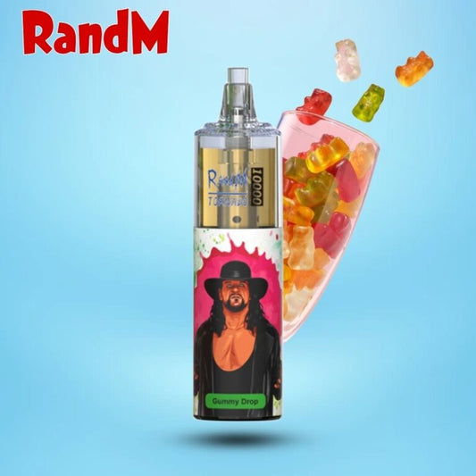 RANDM TORNADO – GUMMY DROP – DEVICE (10000) – 5% NIC Rechargeable