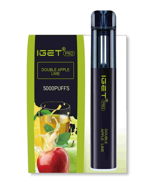 Order IGET Pro Double Apple Lime Device - 5000 Puffs Online