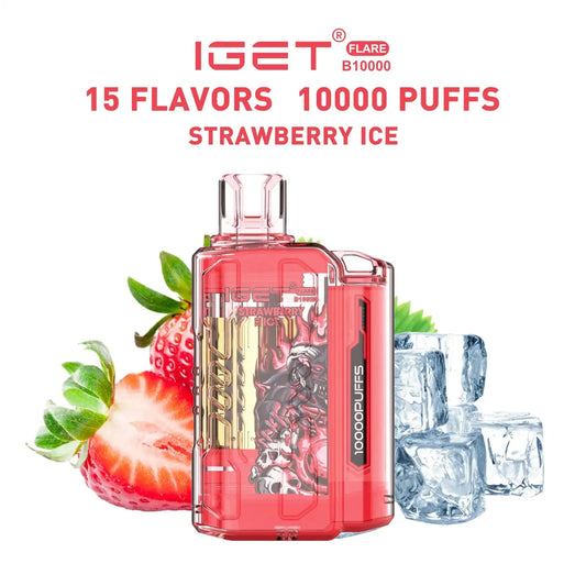 IGET FLARE B10000 Strawberry Ice (10000 Puffs)