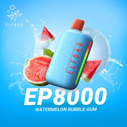 ELF BAR EP8000- Watermelon Bubble Gum