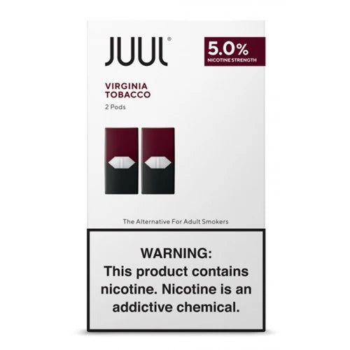 JUUL STARTER KIT WITH 2 VIRGINIA TOBACCO PODS- 5%
