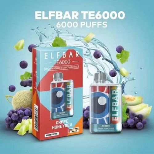 ELF BAR TE6000 – Grape honey dew