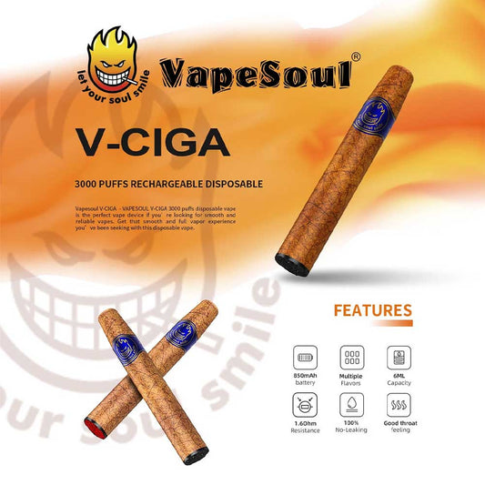 Shop Vapesoul Cigar (3000 Puffs) Online at Best Price