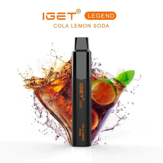 IGET Legend Cola Lemon Soda– 4000 Puffs
