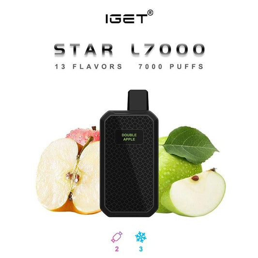 Iget Star L7000 - Double Apple (7000 Puffs)