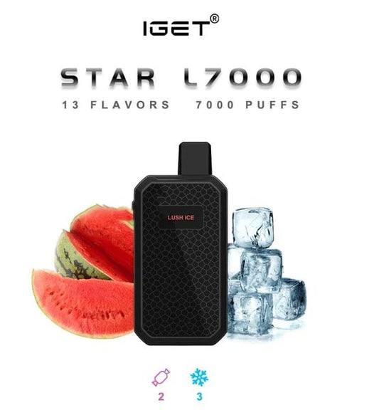 Iget Star L7000  - Lush ice (7000 Puffs)