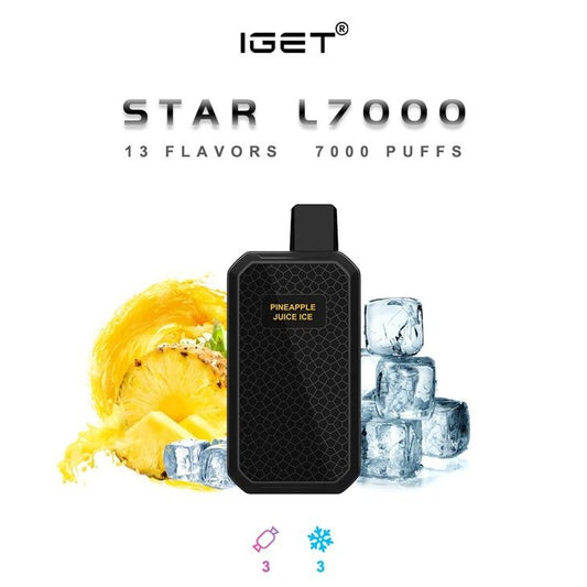 Iget Star L7000  - Pineapple Juice (7000 Puffs )