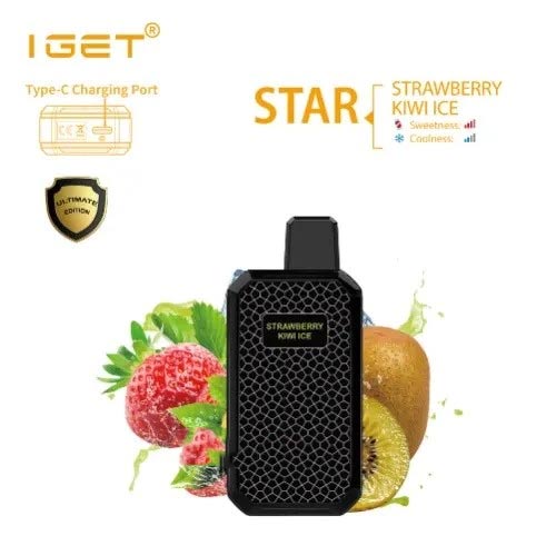Iget Star L7000 - Strawberry Kiwi Ice (7000 Puffs )