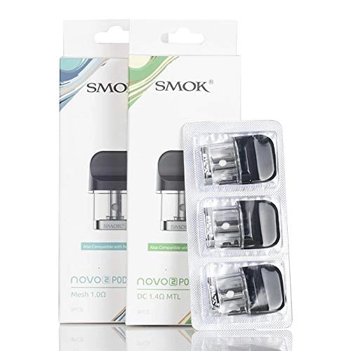 Smok Novo 2 Replacement Pods Compatible With Novo-1, 2, 3 ( Pack of 3 )