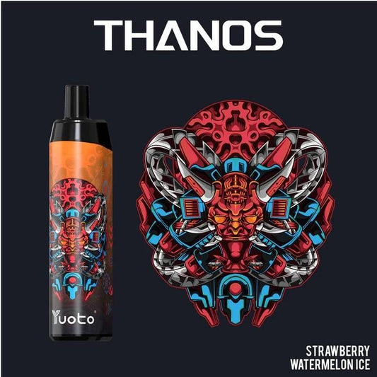 Yuoto Thanos-Strawberry Watermelon (5000 Puffs) – 5%(50mg) ( Rechargeable Type-C )